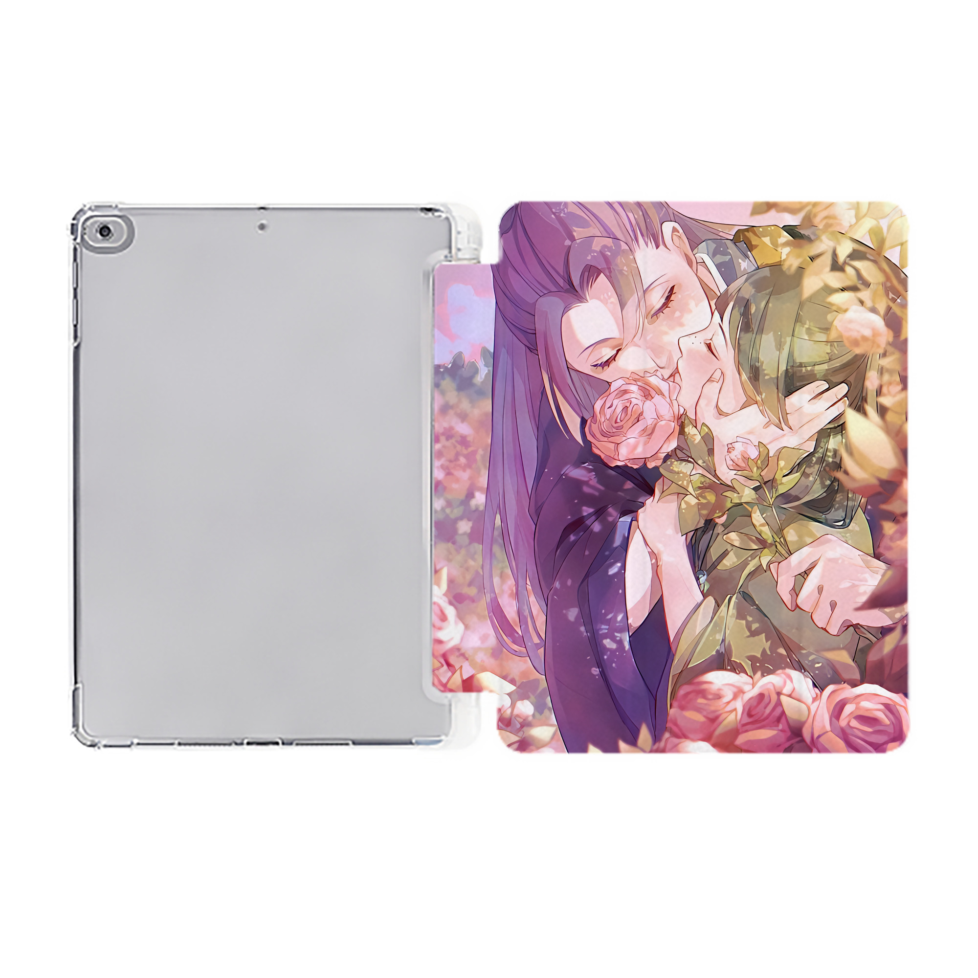 （画像用） 薬屋のひとりごと The Apothecary Diaries IPad ケース ペン収納付き 三つ折りスタンド PUレザー×シリコン 対応機種9.5/10.5/10.9インチ